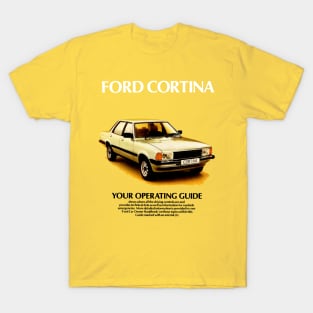 FORD CORTINA - owners handbook T-Shirt